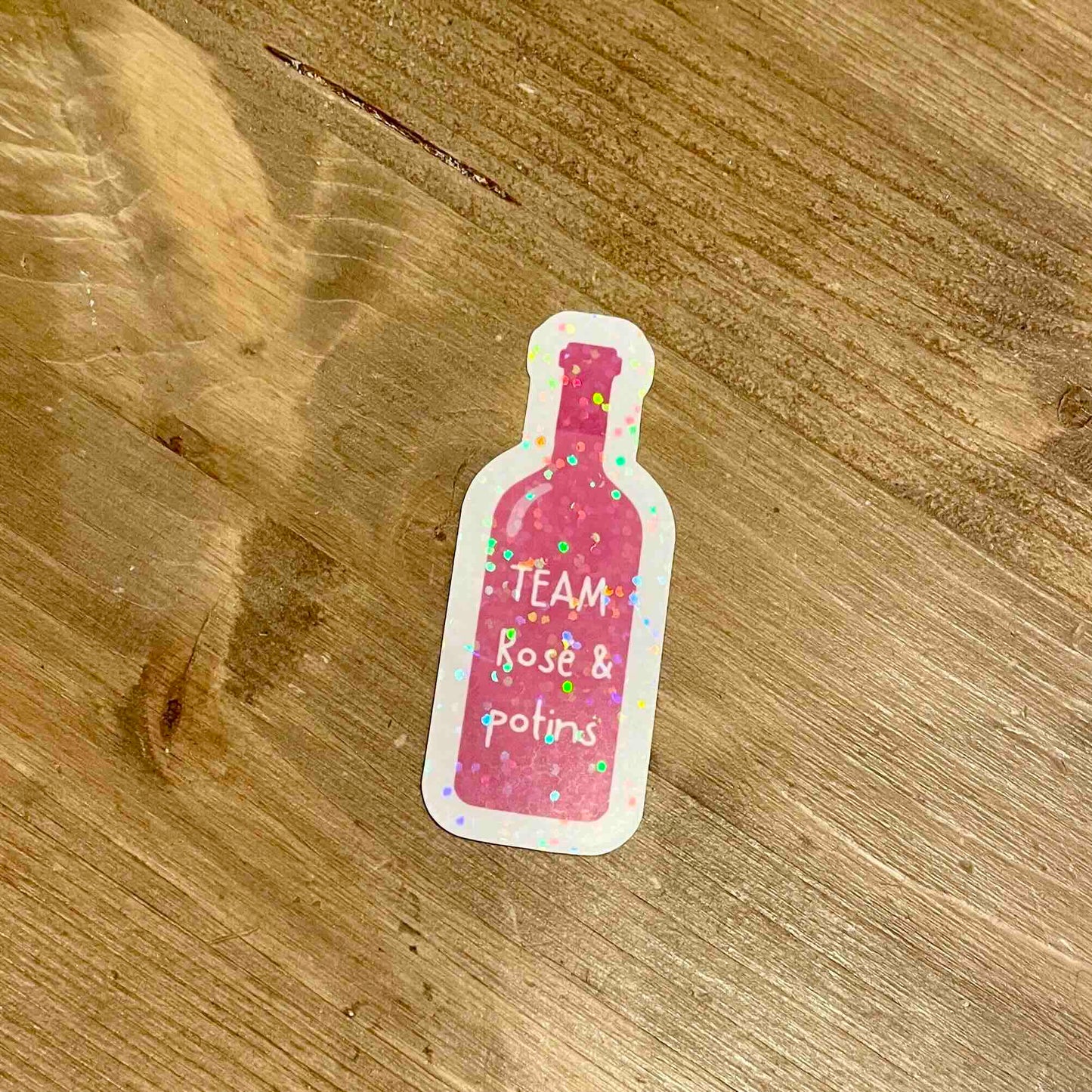 Sticker Team rosé et potins