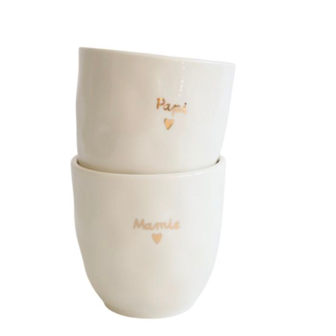 Tasse Papi coeur doré