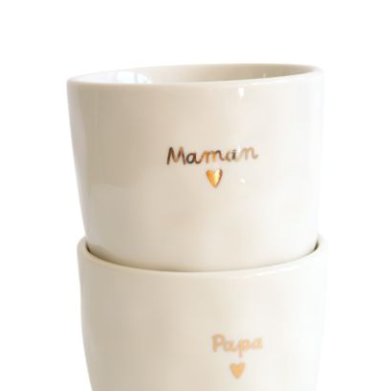 pause gouter tasse doré maman coeur