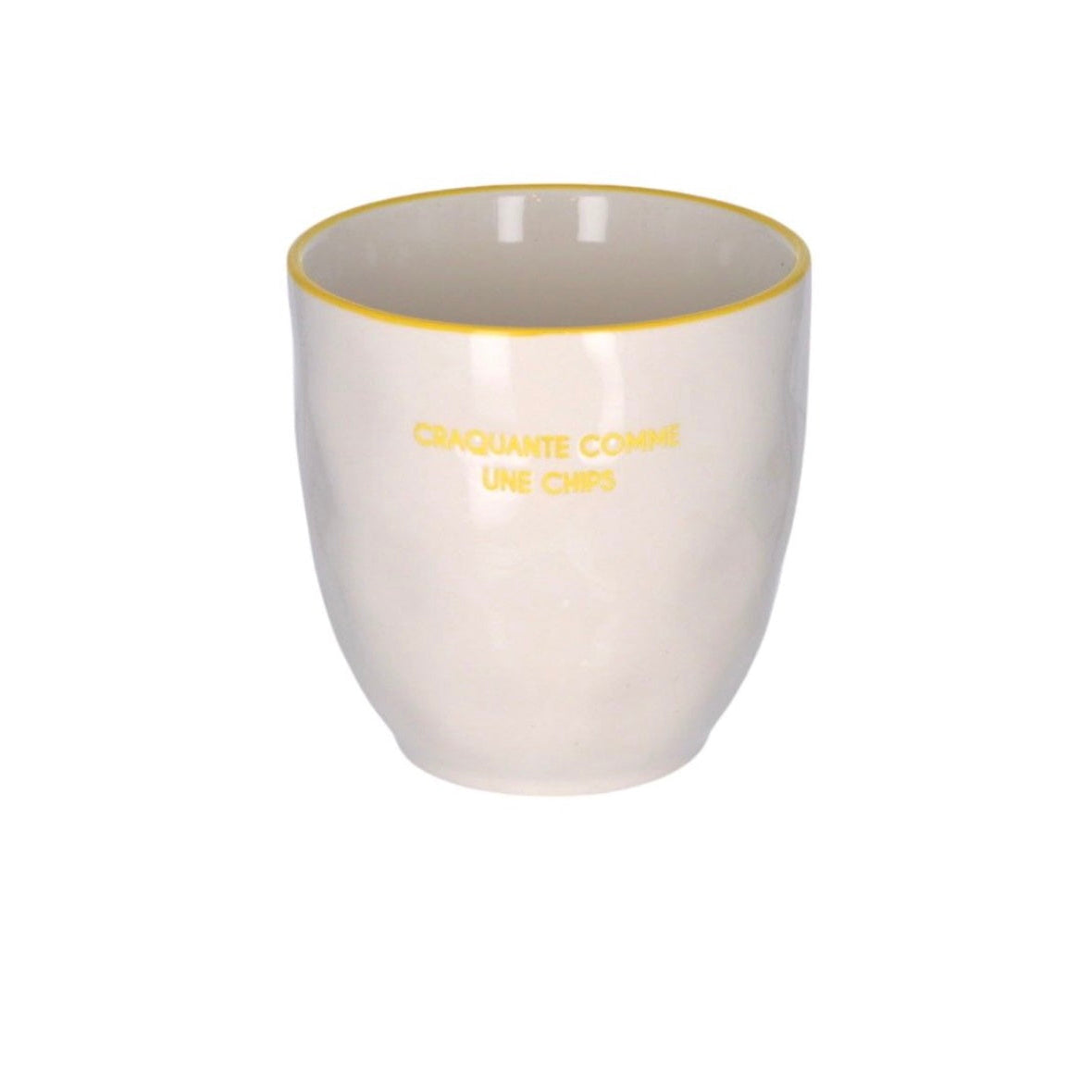 Tasse craquante comme une chips