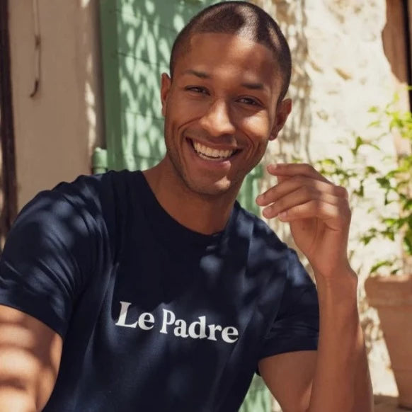 Tee-shirt Homme Le Padre Bleu marine