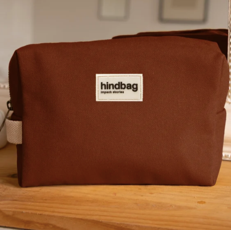 hindbag trousse de toilette chocolat