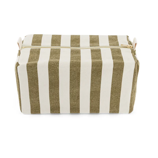 rose in april rayures vic trousse de toilettes