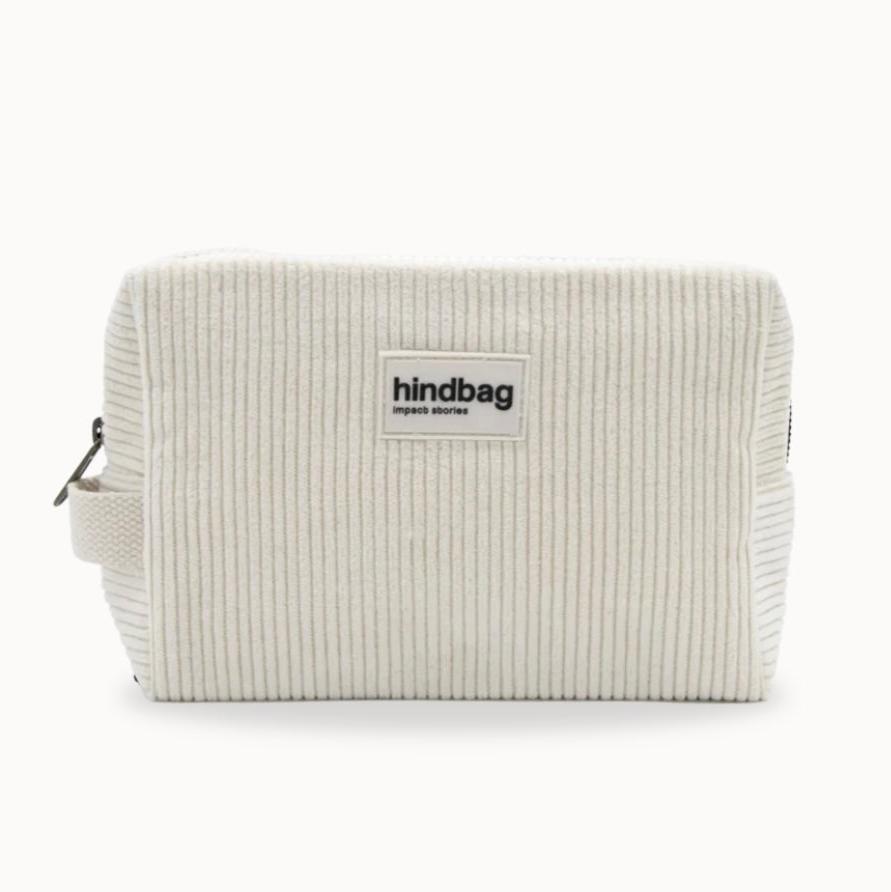Trousse de toilette velours creme