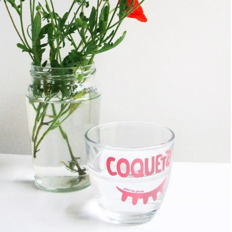 Verre Duralex Coquette rose