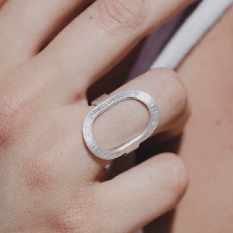 Bague la Bastille Plaqué Argent