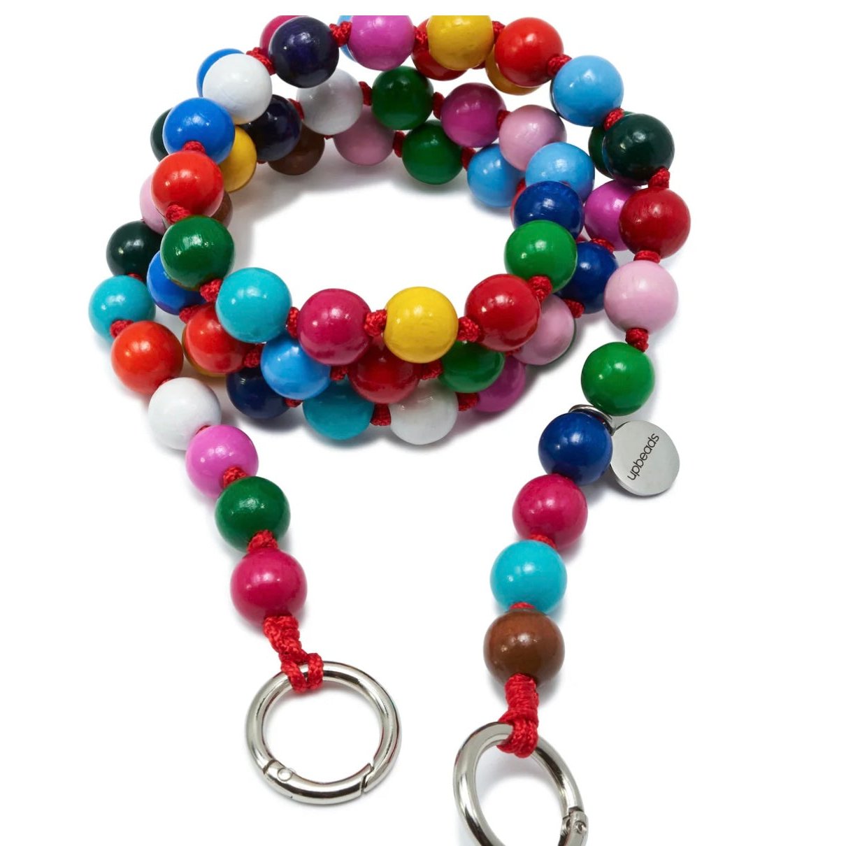 Chaine perles en bois 120cm