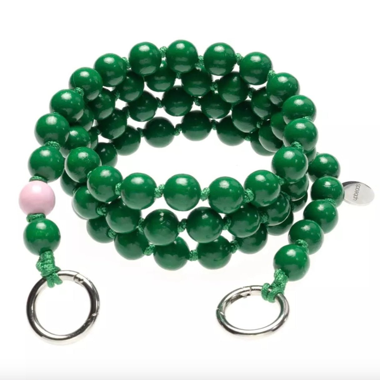 Chaine perles en bois 120cm
