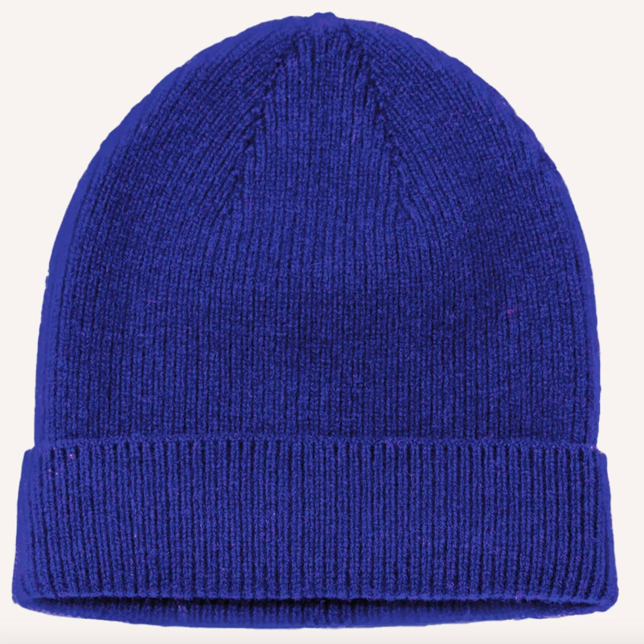 Bonnet Laine et cachemire Bleu electrique