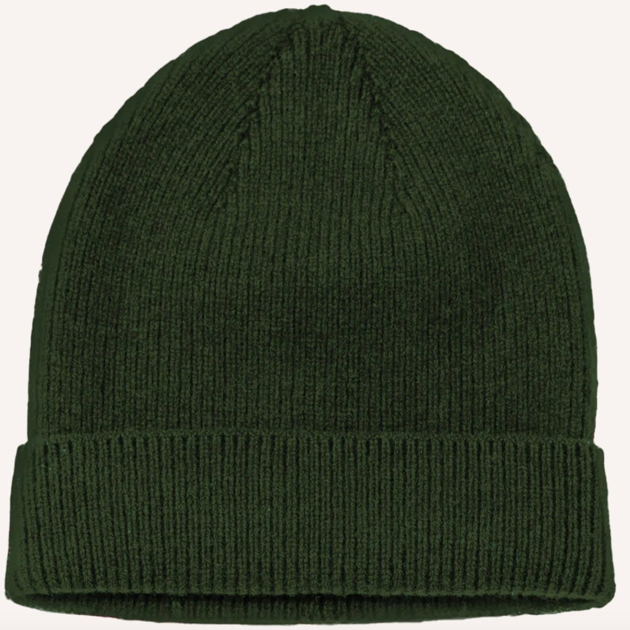 Bonnet Laine et cachemire Vert bouteille