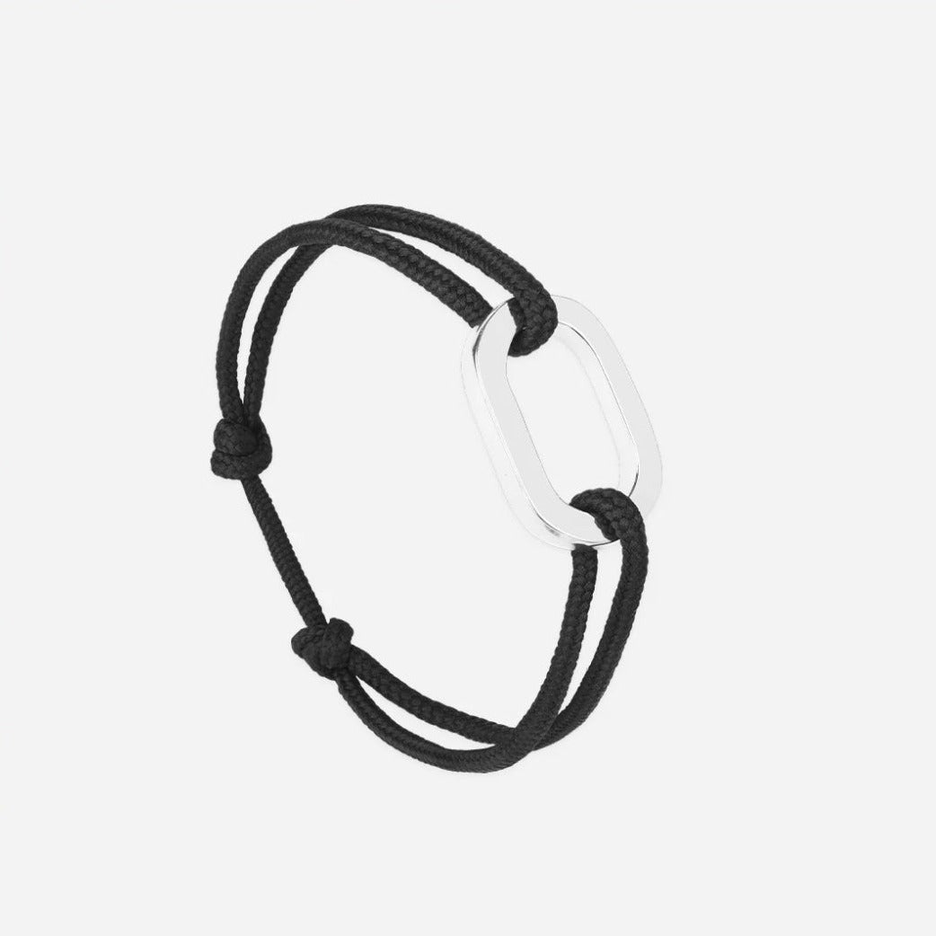Bracelet Maillon plat 22mn - plaqué Argent