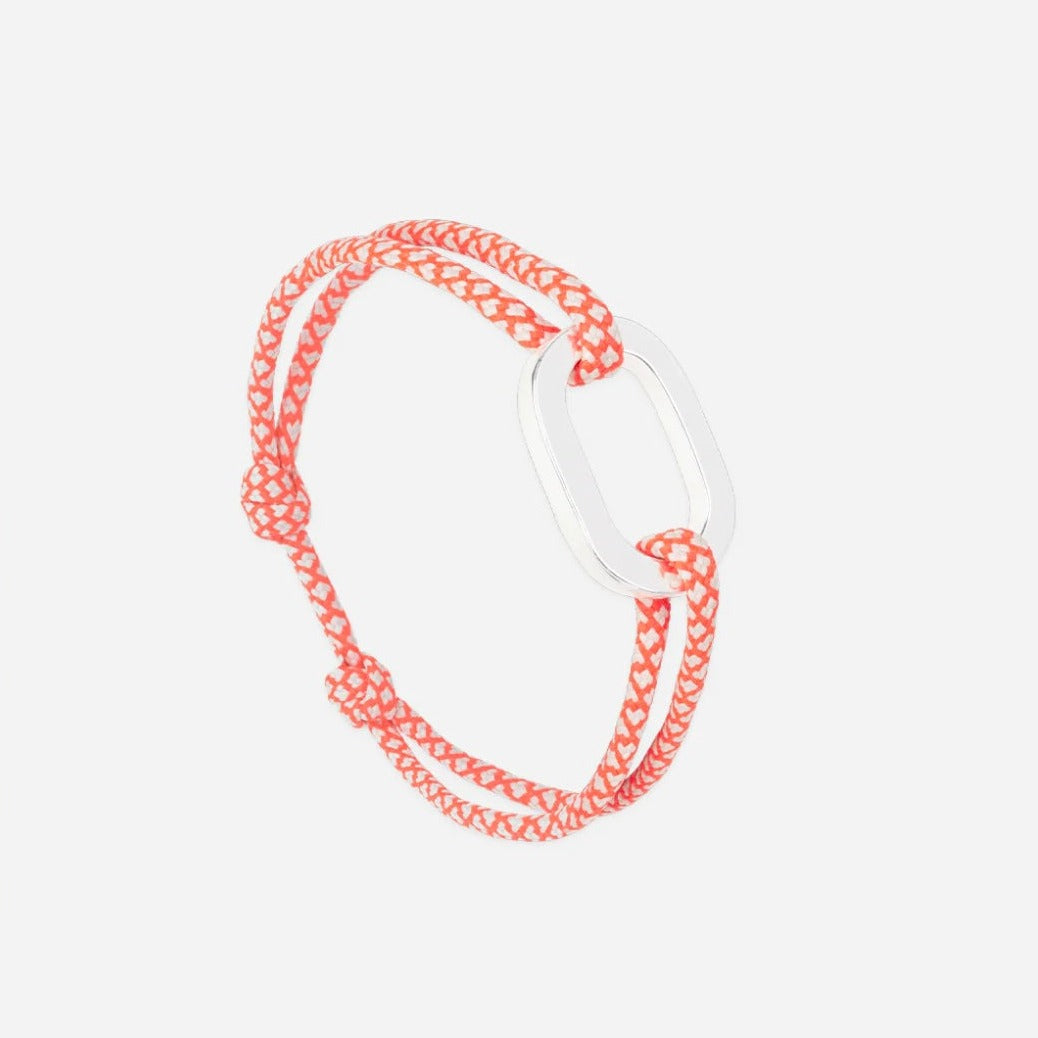 Bracelet Maillon plat 22mn - plaqué Argent