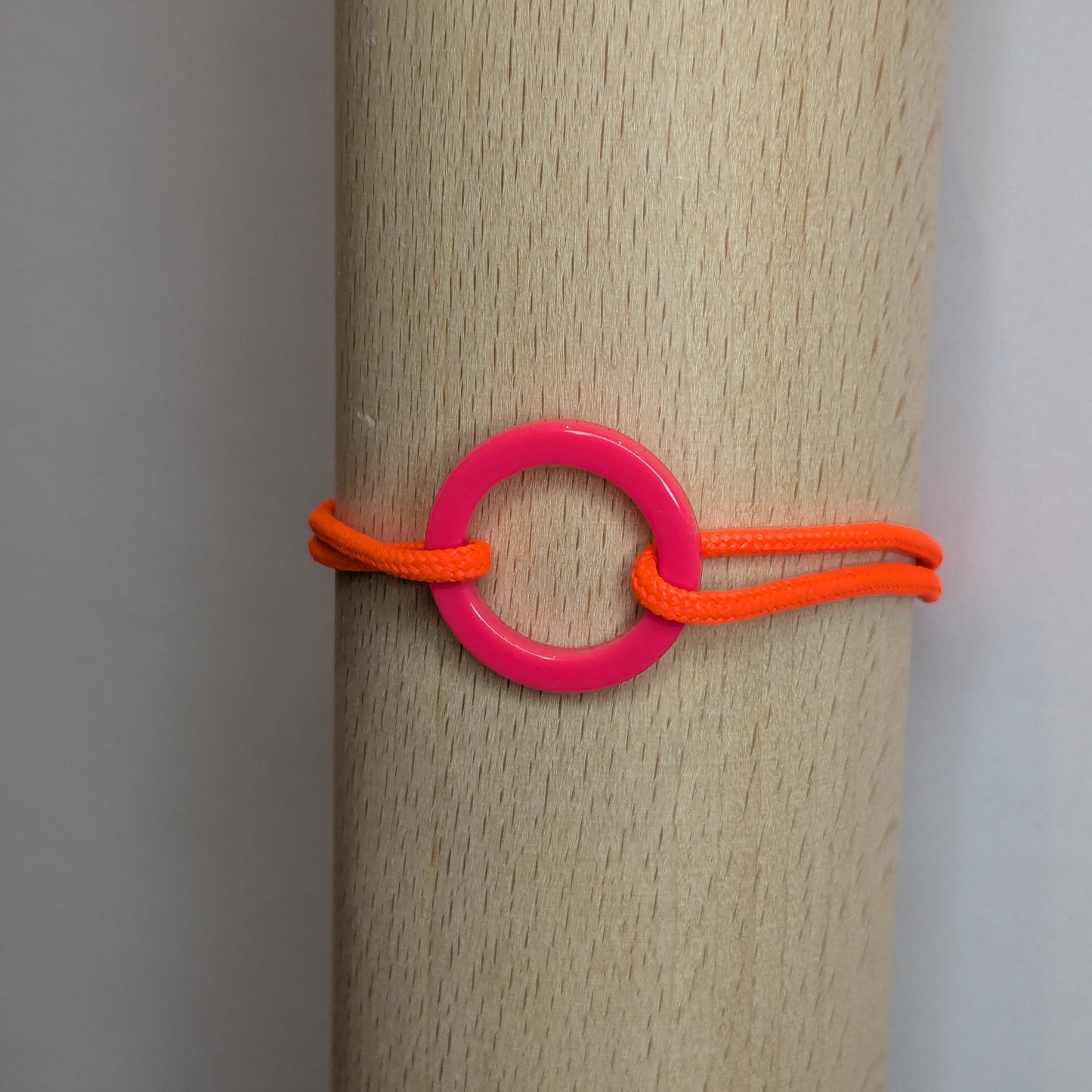 acétate rond rose bracelet camille p