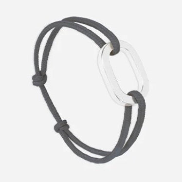 le vent à la française bracelet plaqué argent maillon plat