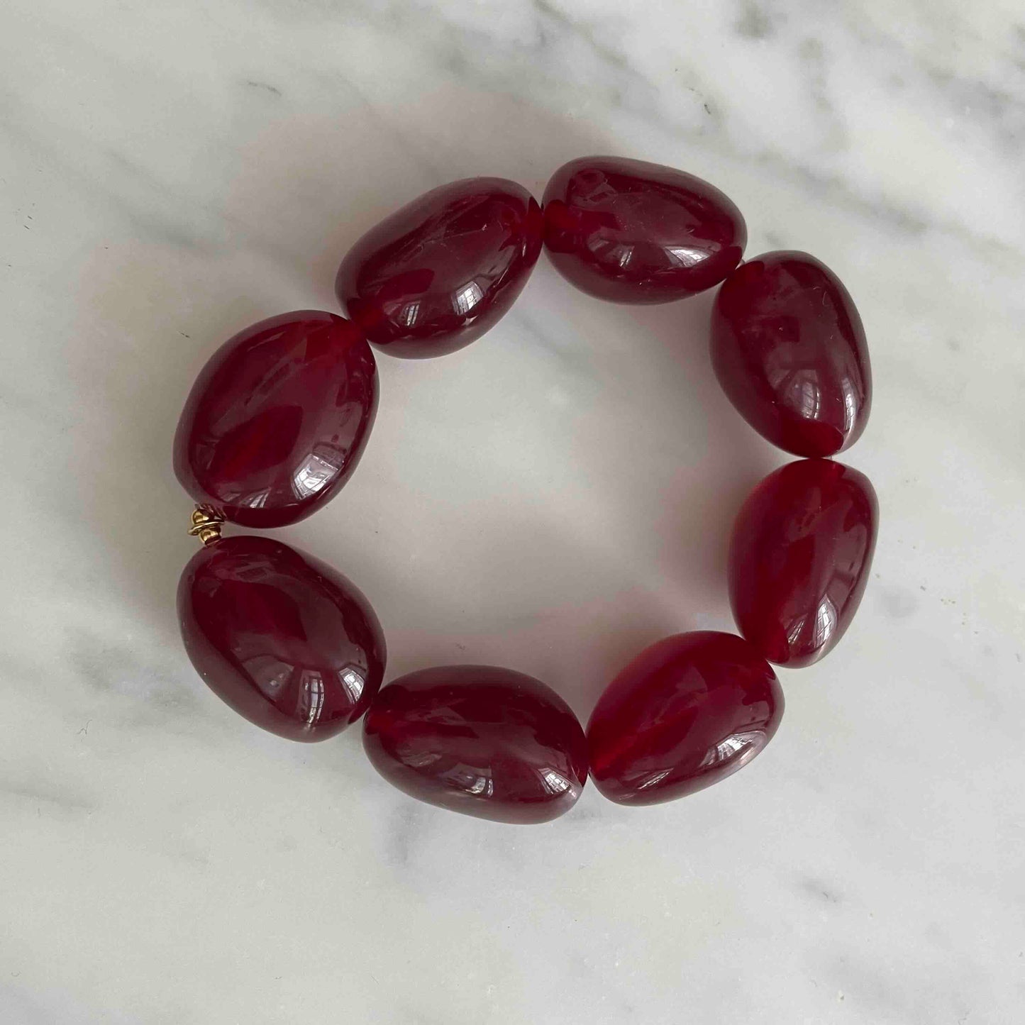 bracelet beans résine