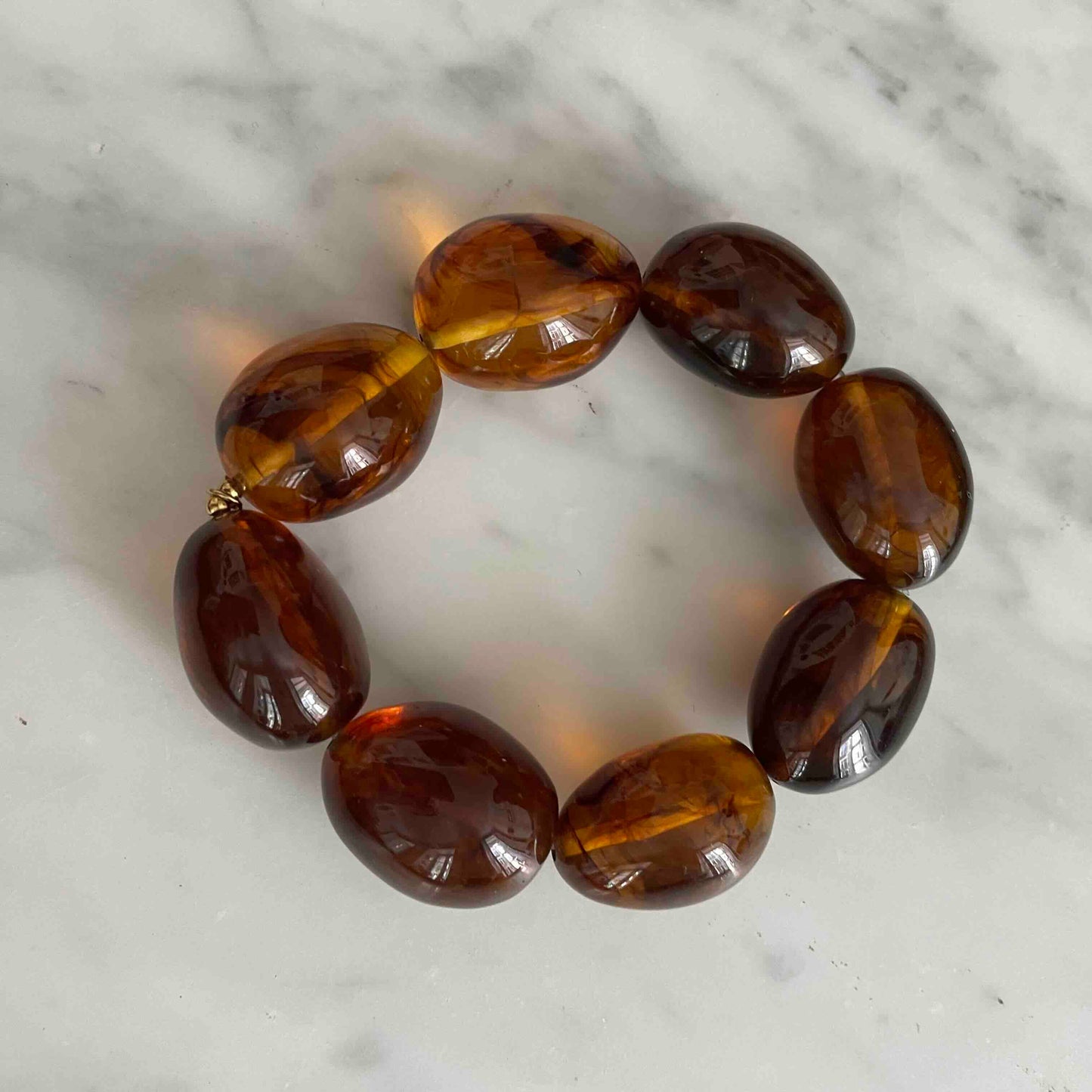 bracelet beans résine