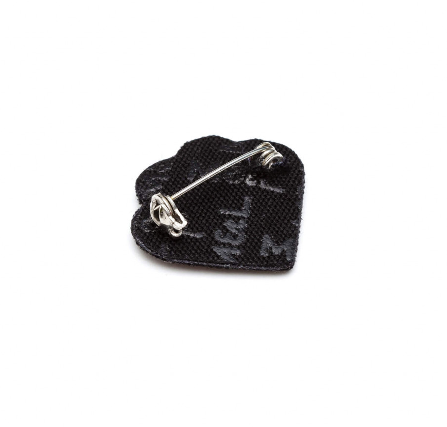 Broche coeur family
