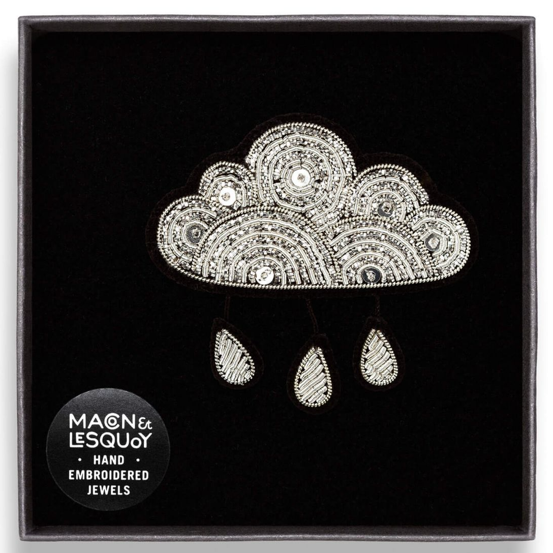 Broche Nuage et pluie