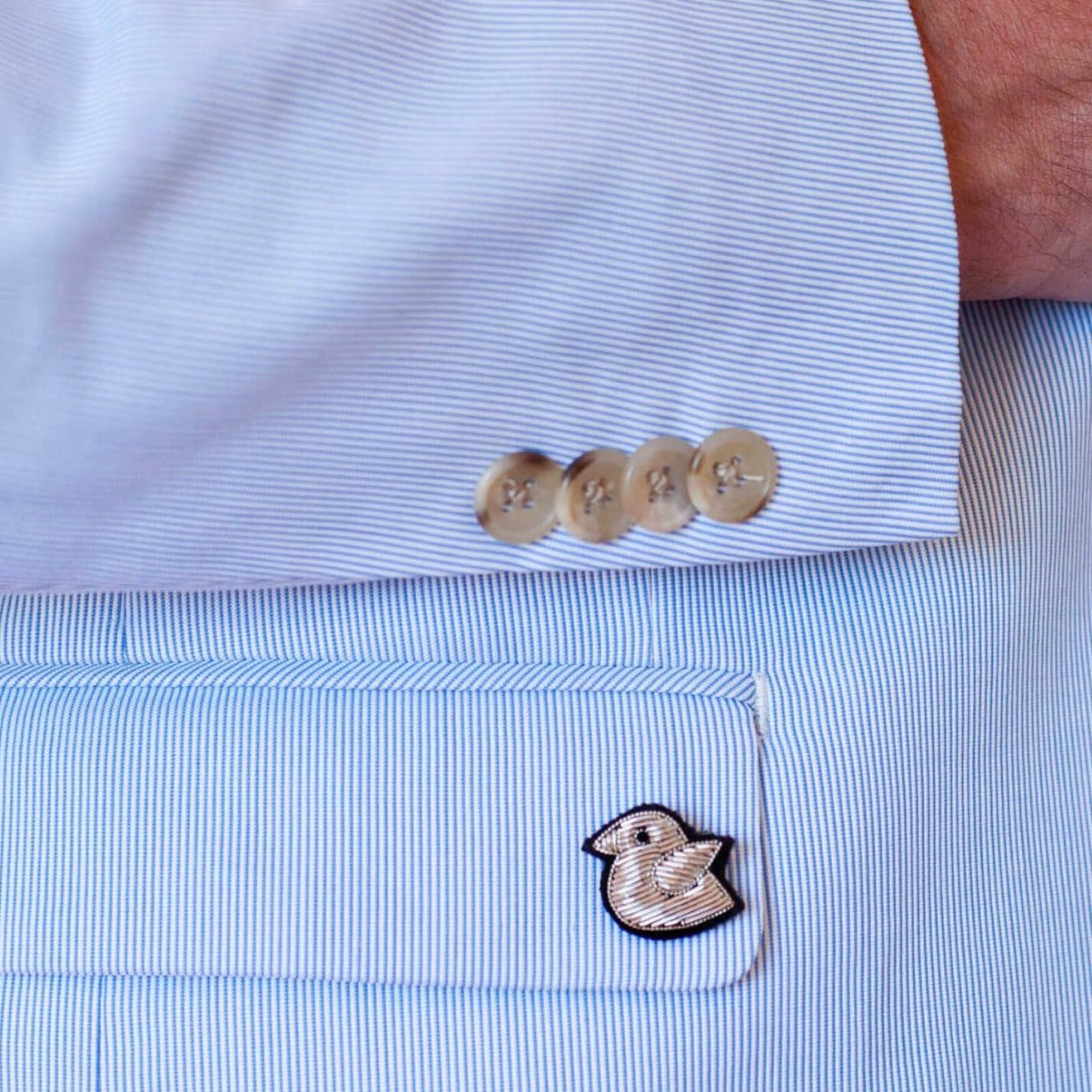 Broche Oisillon argent