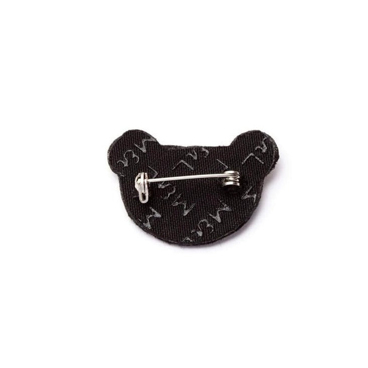 Broche - Panda Argenté