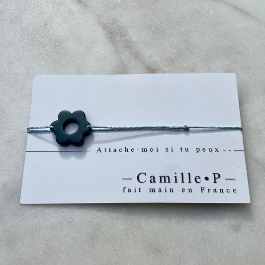 Bracelet acétate fleurs