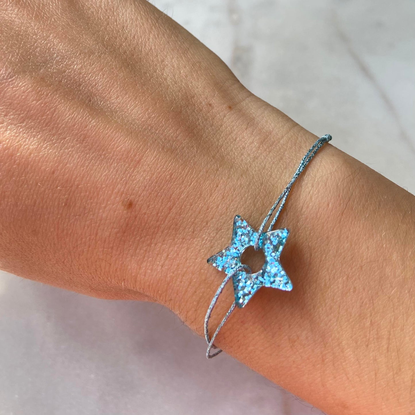 Bracelet acétate étoile