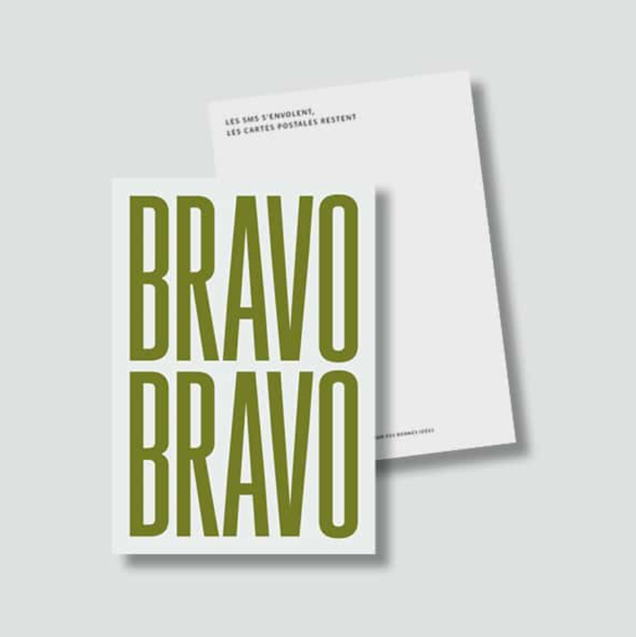 Carte Postale Bravo bravo