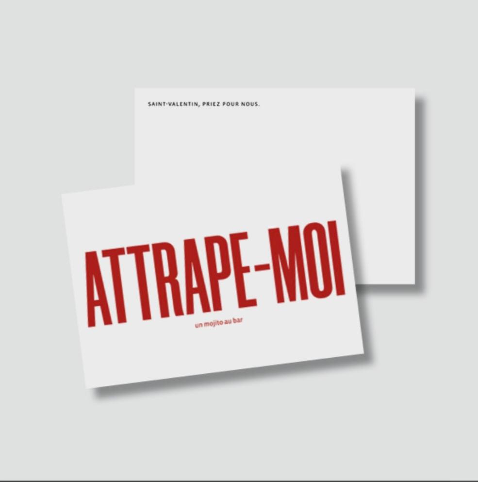 Carte Postale Attrape-moi