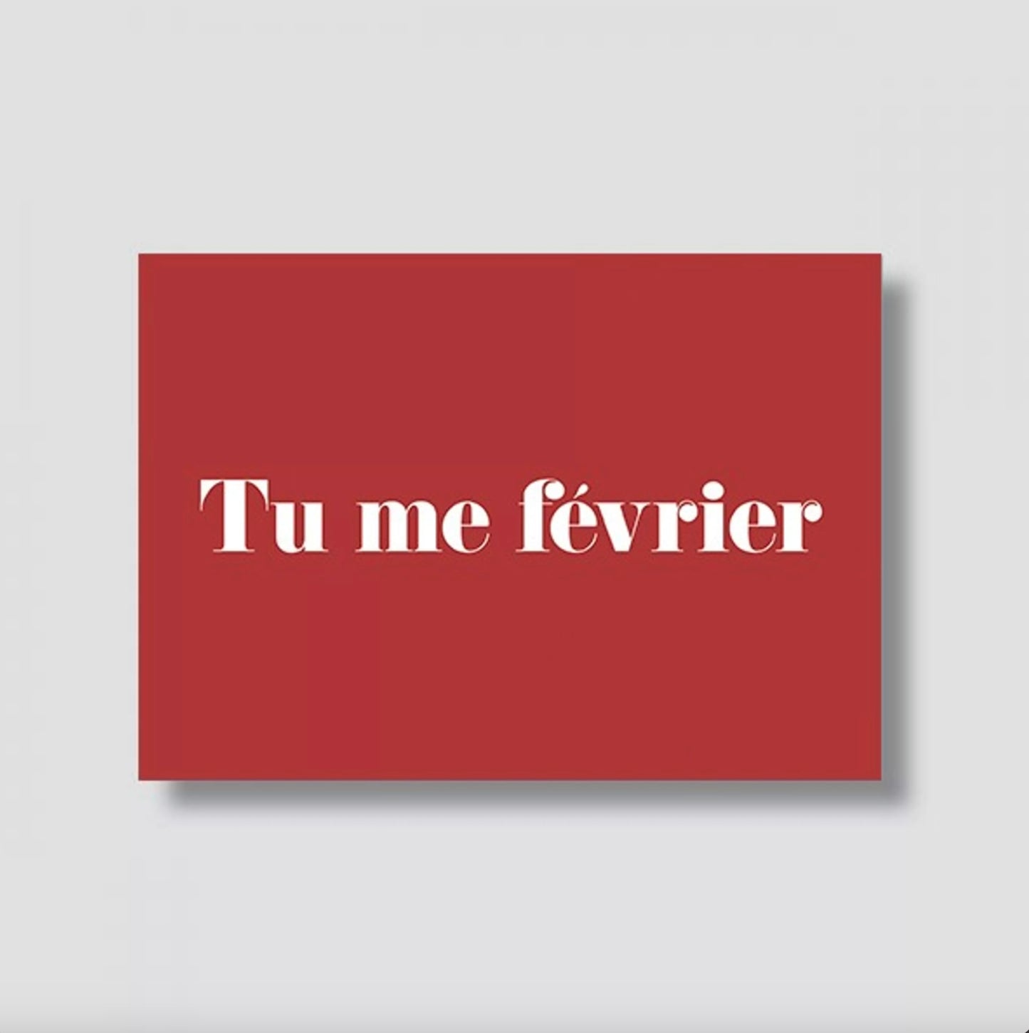 Carte Postale Tu me février