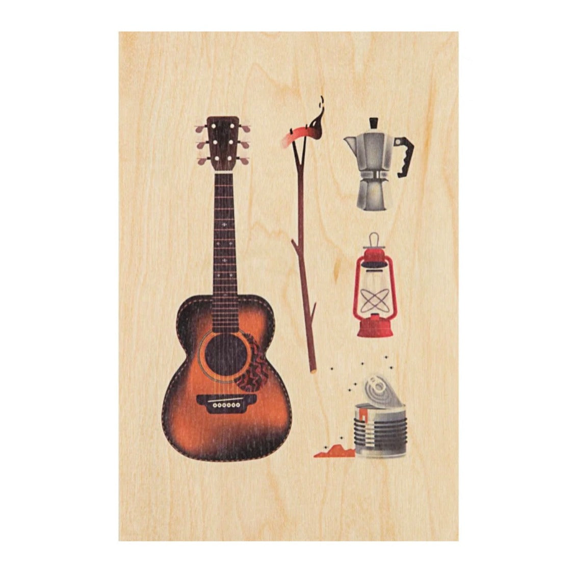 Carte postale Autour du feu