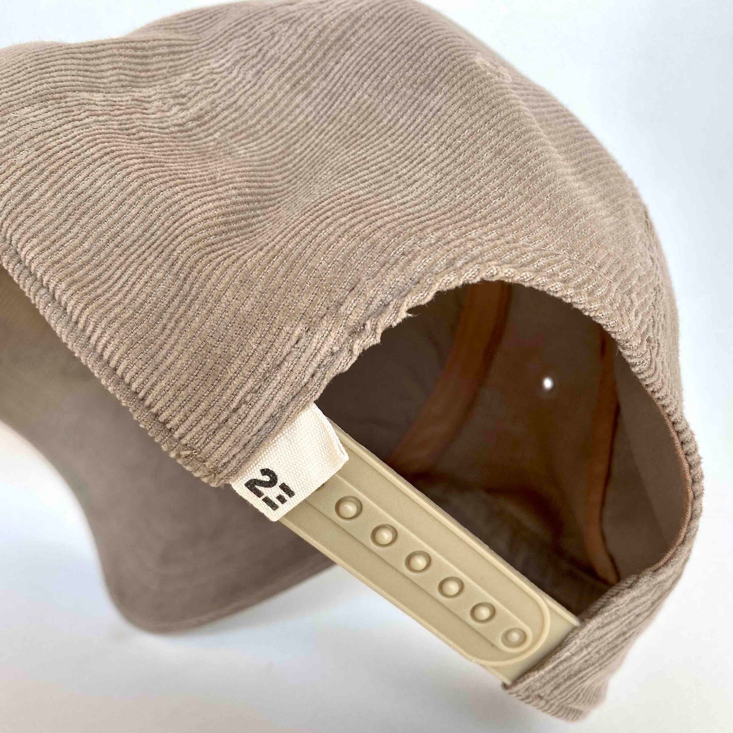 Casquette velours Beige