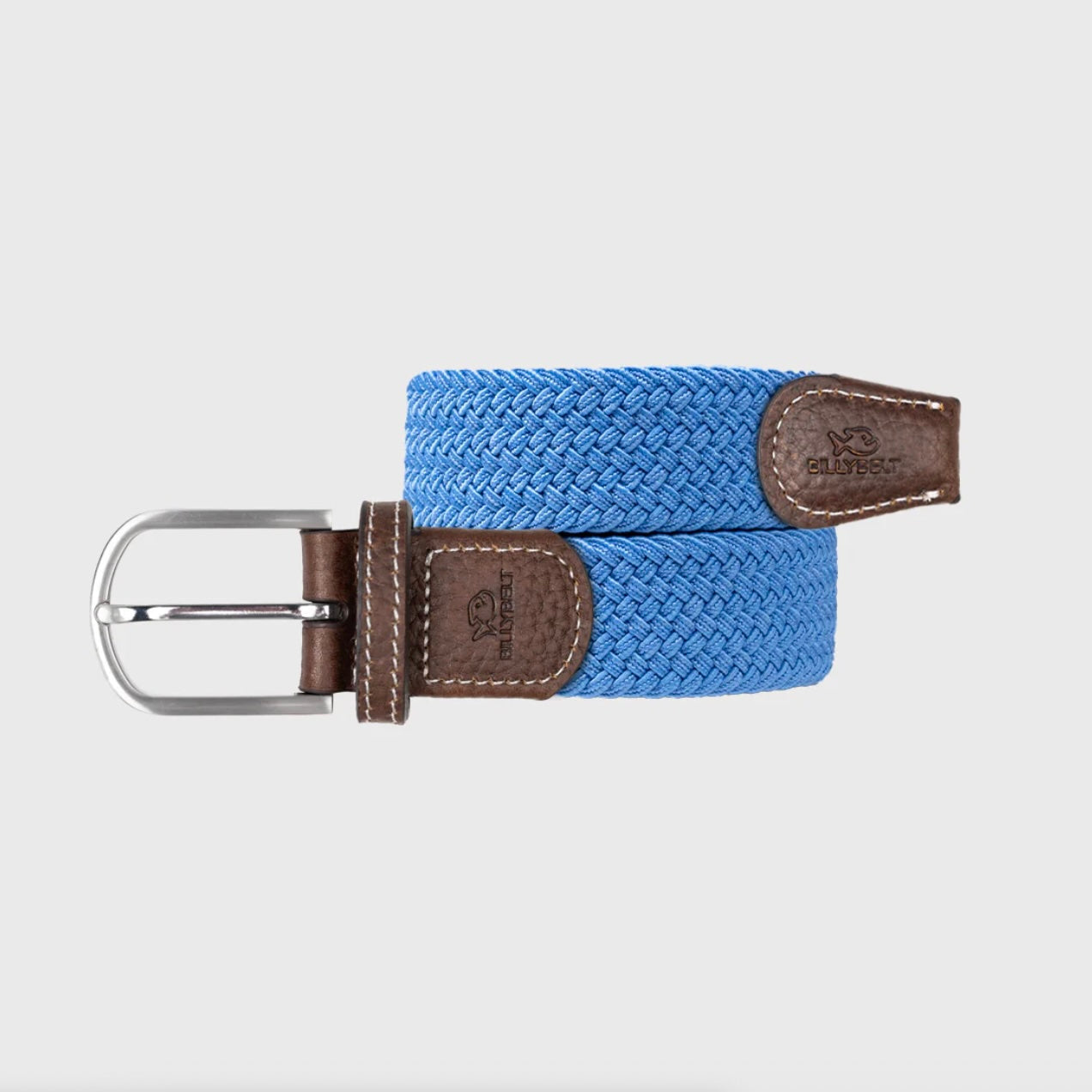 Ceinture tressée élastique Bleuet