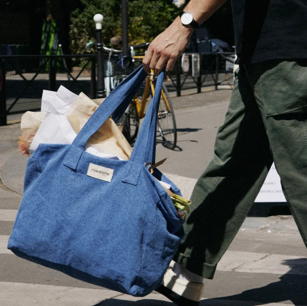 Sac 24 heures Célestins - Denim clair