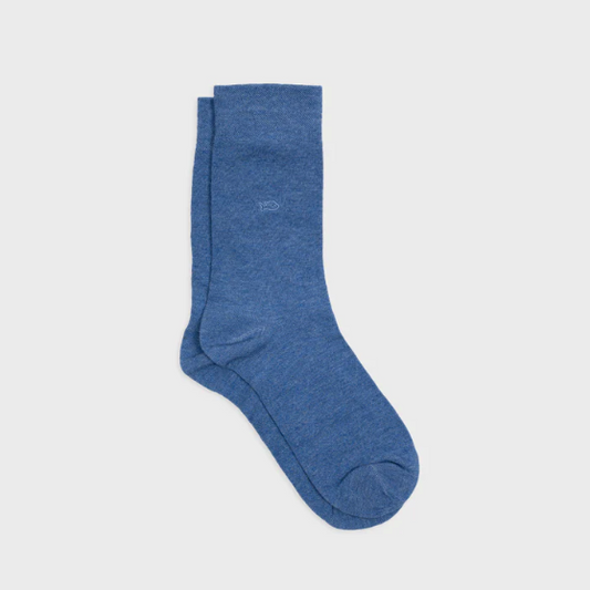 billybelt chaussettes bambou homme bleu jean