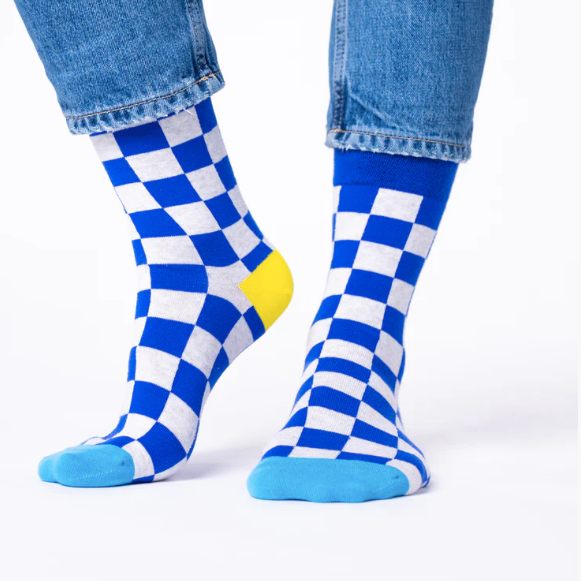 billybelt chaussettes marina bay carreaux