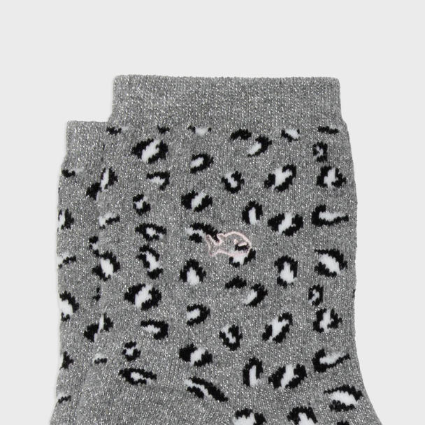 billy belt chaussettes grises leopard