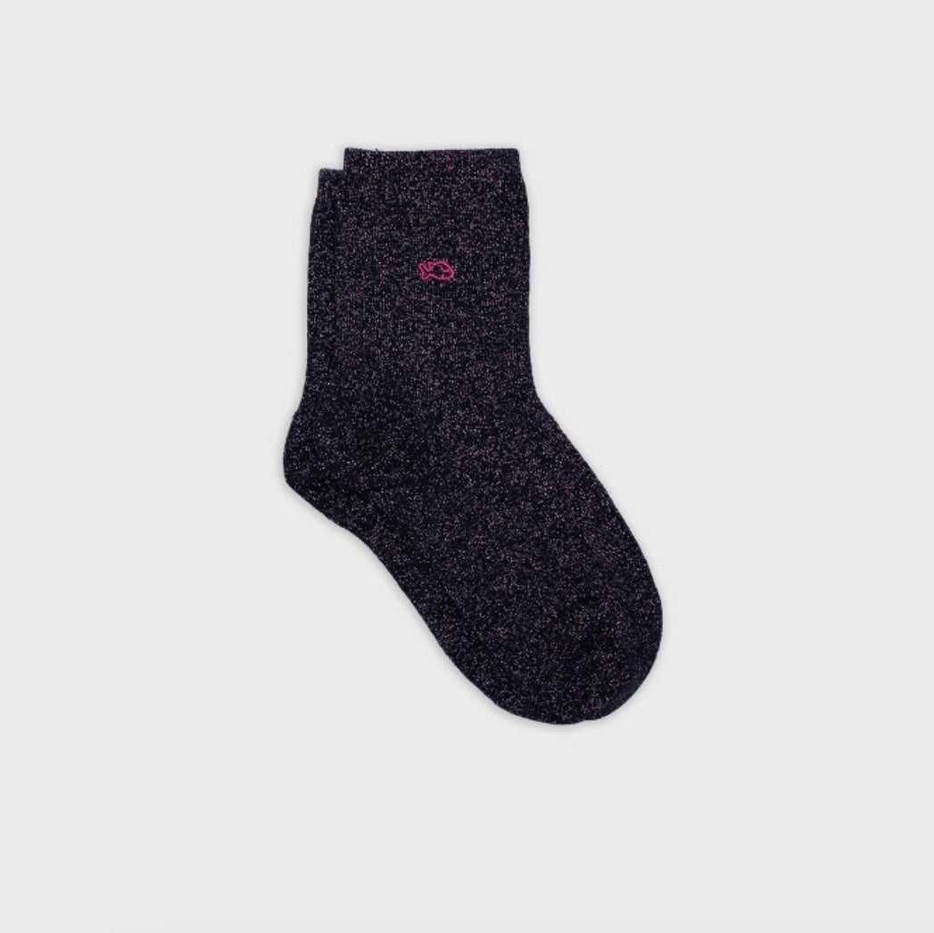 Chaussettes unies paillettes
