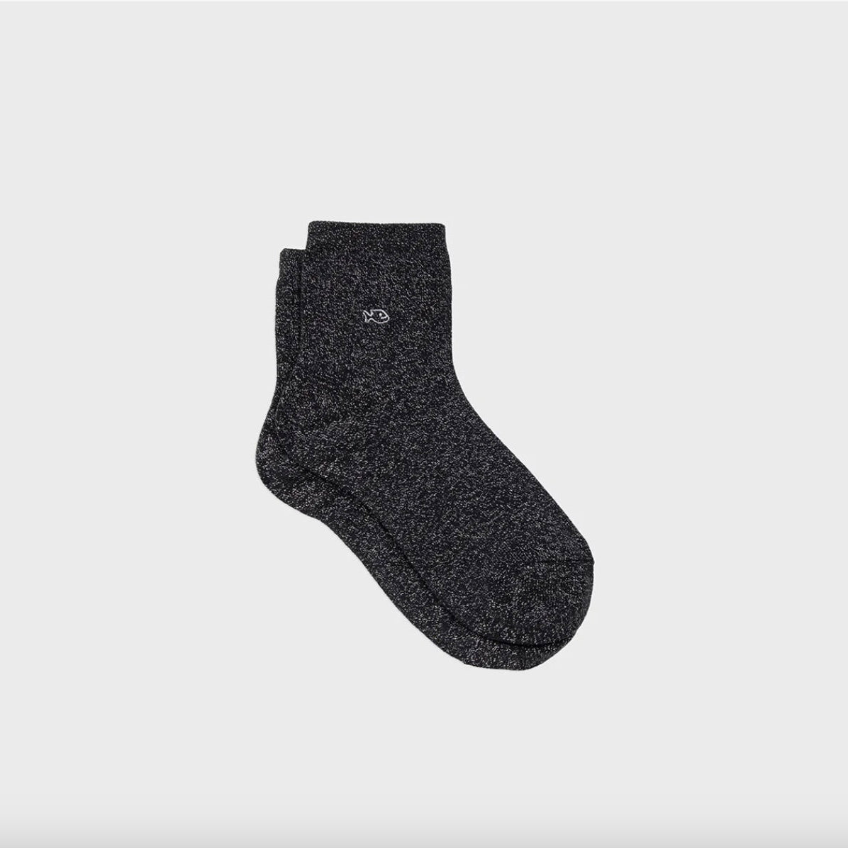 Chaussettes unies paillettes