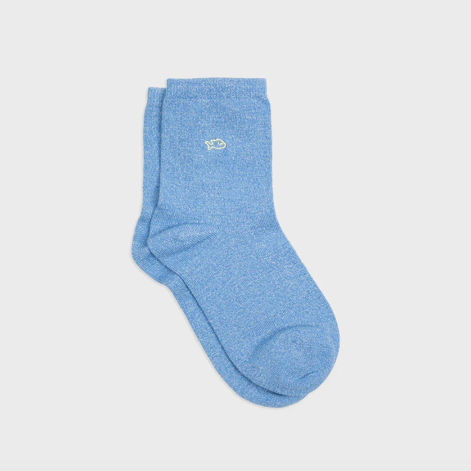 Chaussettes unies paillettes