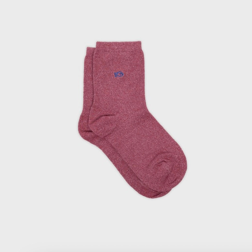 Chaussettes unies paillettes