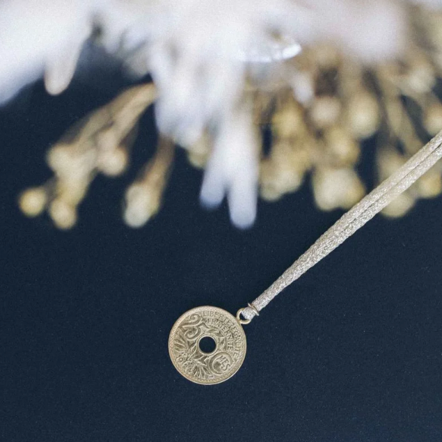 Collier le parisien irisé Doré