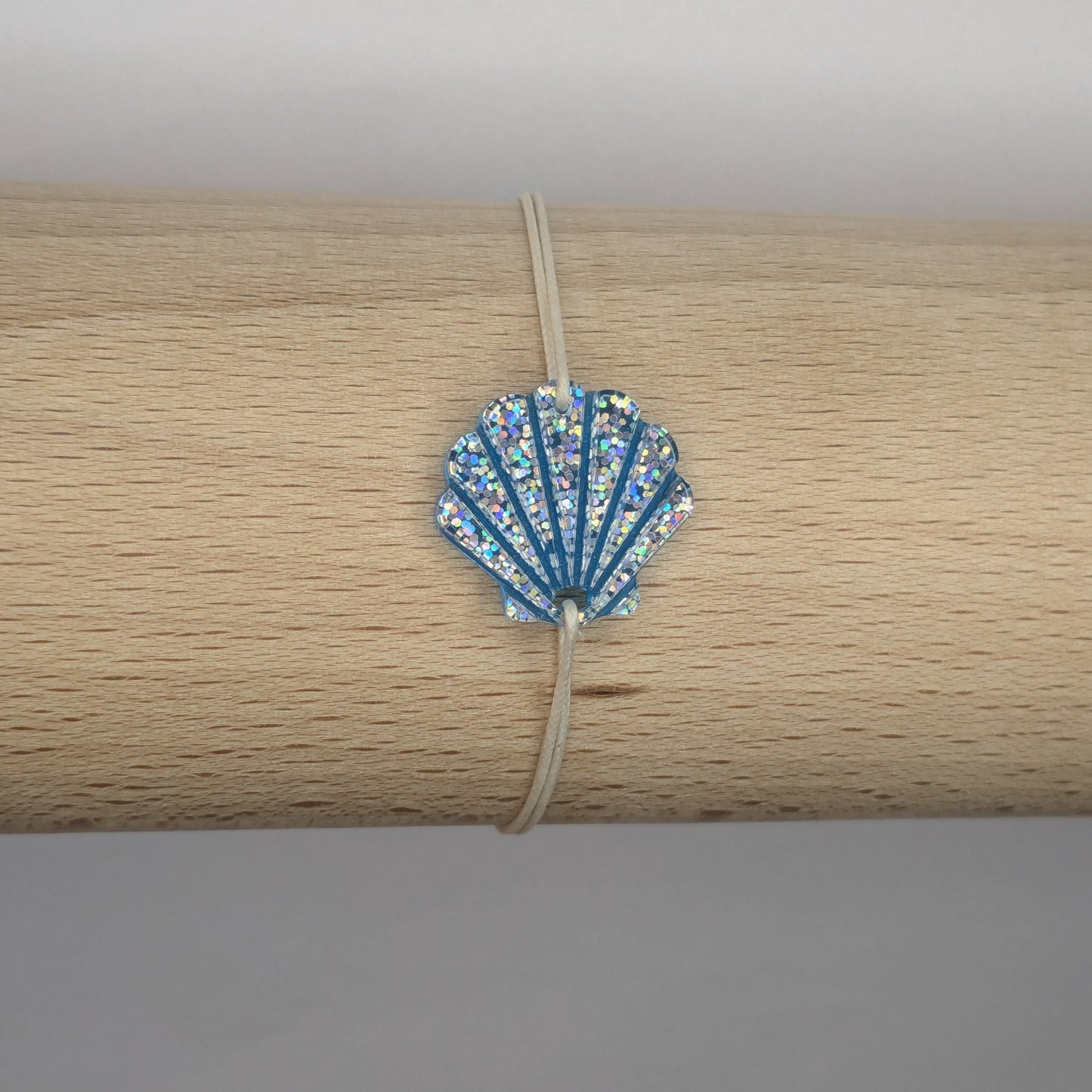 Bracelet acétate coquillage