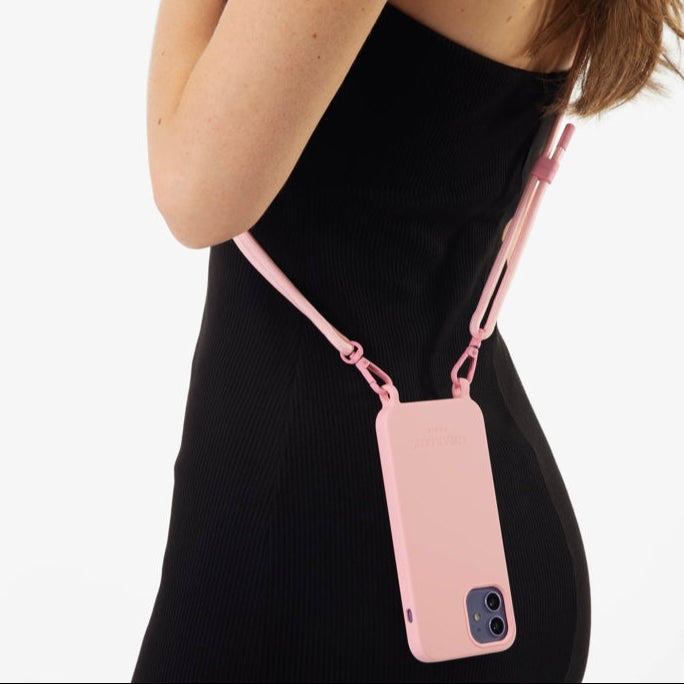 Cordon téléphone - Rose