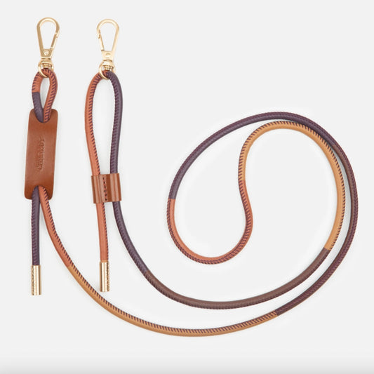 Cordon cuir téléphone - Noga Cognac