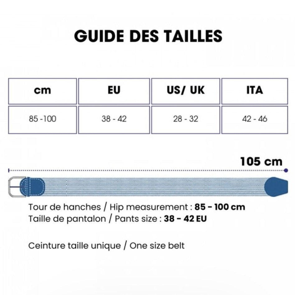 Ceinture tressée - Homme