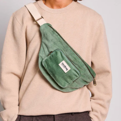 banane velours vert d'eau hindbag sofia