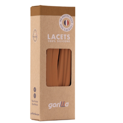 Lacets larges Caramel
