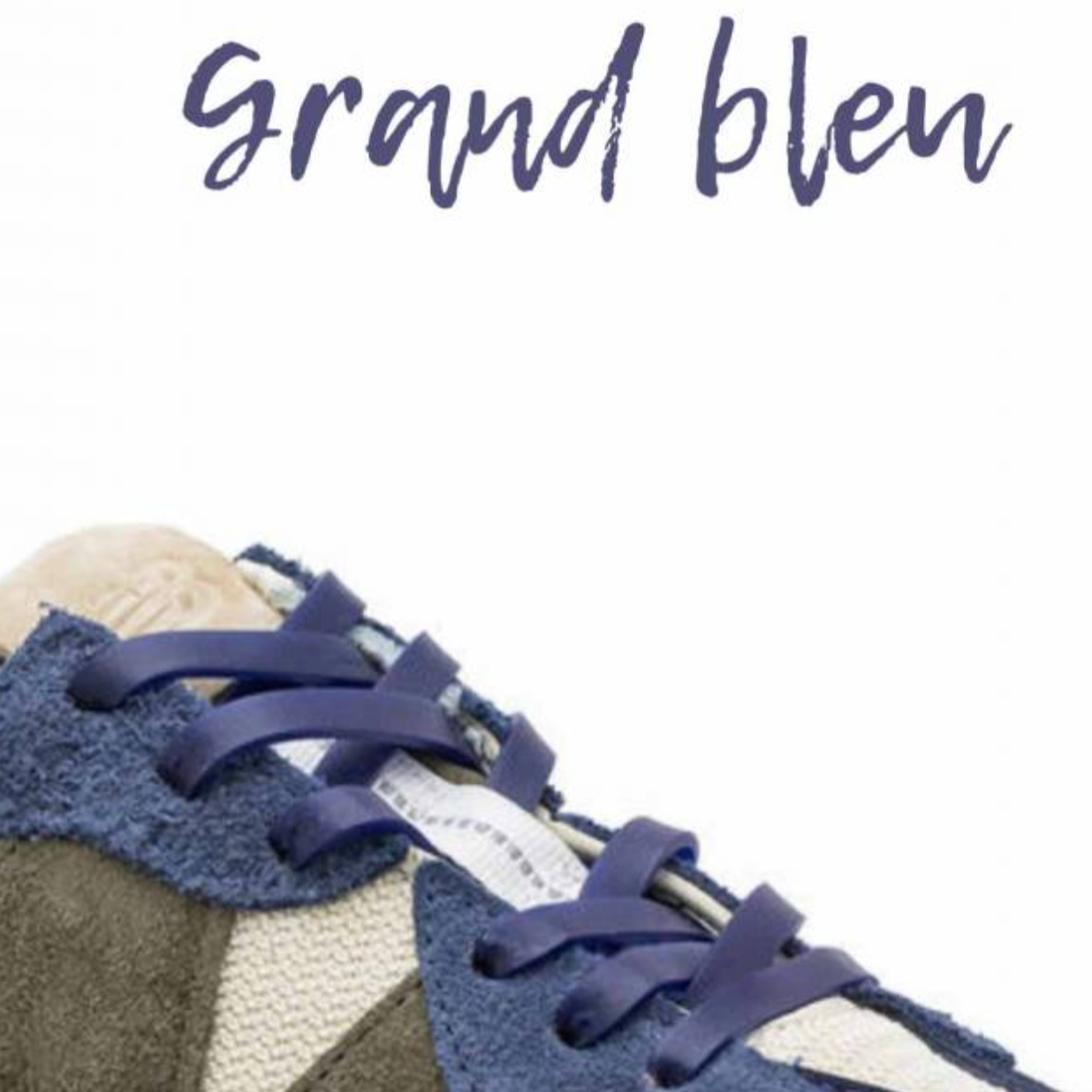Lacets larges Grand bleu