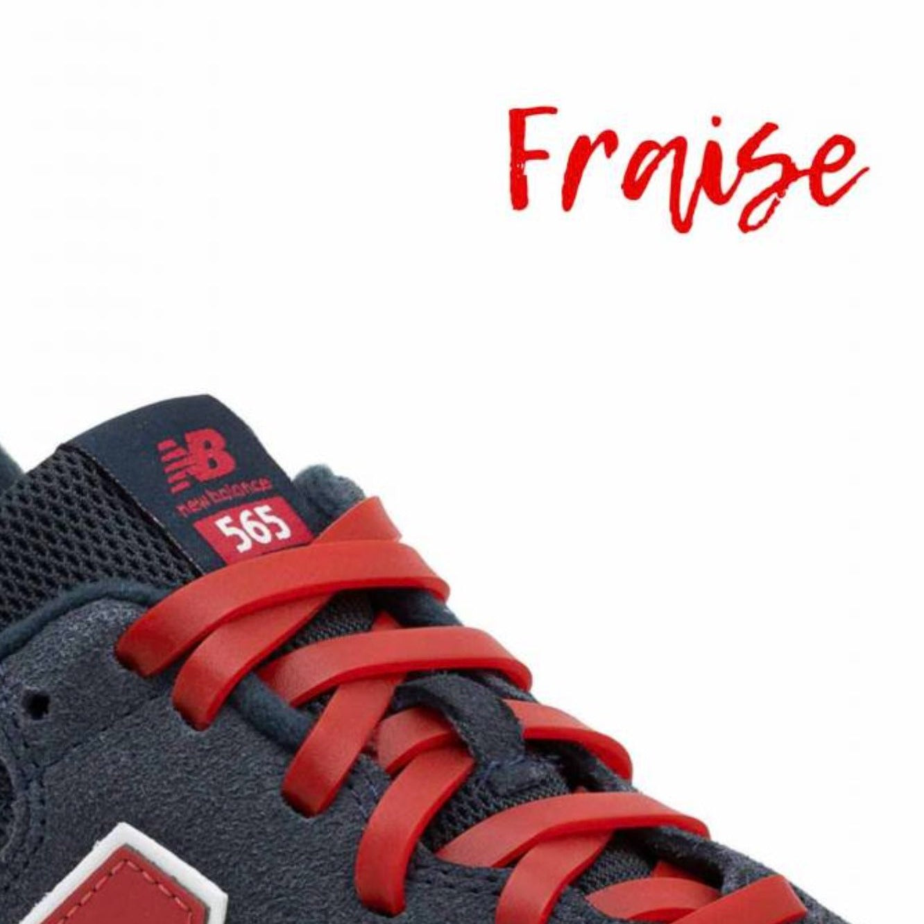Lacets larges Fraise