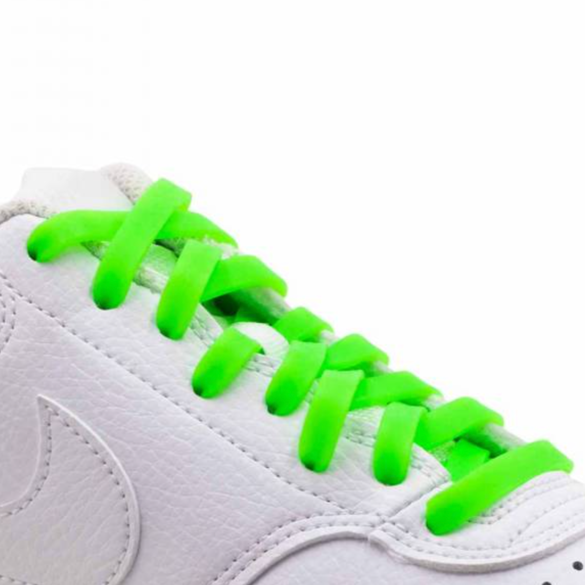 Lacets larges Vert néon